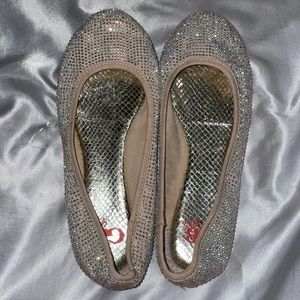 GB Girls Rhinestone Slip-Ons (Youth Size 3)